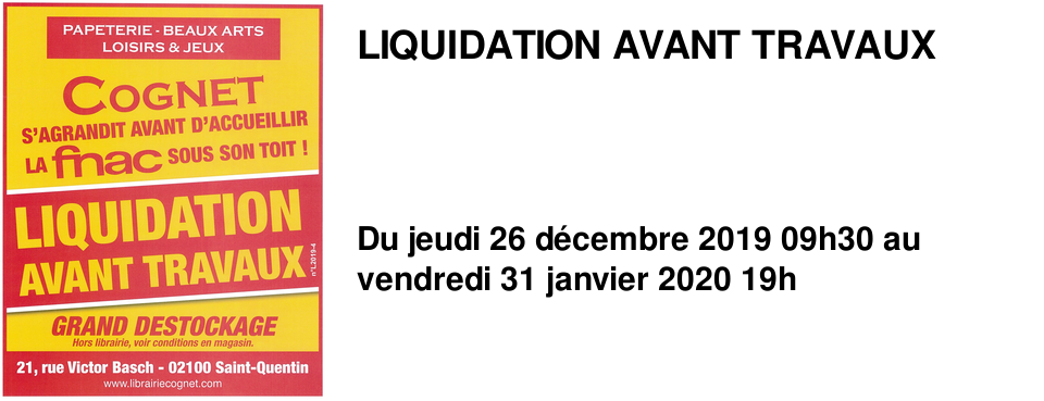 LIQUIDATION AVANT TRAVAUX